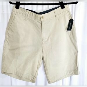 Nautica Men's Beige  Classic Fit Stretch Deck Chino Short 8.5" Inseam NWT